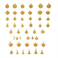 Charmes en or massif 22 carats |   Designs religieux traditionnels des temples indiens |   LISA JEWELLERS |   Tous les genres |   Certifié HALLMARK 916 |