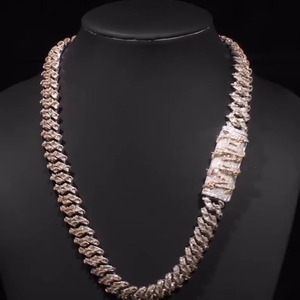 Collier chaîne cubaine de luxe en argent sterling 925 de haute qualité pour hommes, bijoux élégants et tendance pour tous les jours - Product Image 5