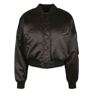 Satin Varsity <b>Jacket</b> In Low MOQ Best Design Comfortable and Breathable Ladies Satin <b>Jacket</b> - Product Image 6