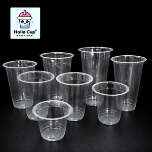 Vaso redondo desechable de plástico de 16 oz, de pared simple, hecho de material PP - Product Image 6