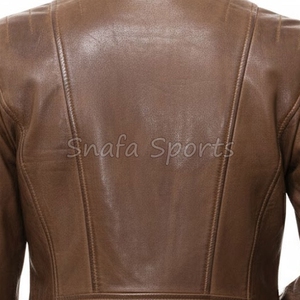 Chaqueta de cuero premium para mujer, ideal para salidas nocturnas, estilo motero y elegante para eventos sociales. - Product Image 5