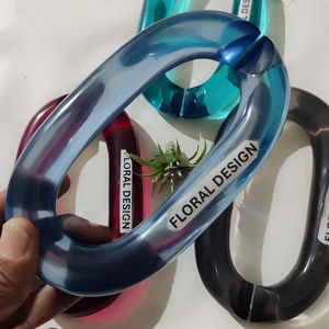 Chaîne décorative en résine de luxe, accessoires personnalisés multi-usages, chaînes en résine pour décoration murale, chaîne à maillons suspendue - Product Image 2