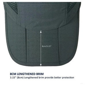 Gorra de Béisbol de Nailon Impermeable con Bordado Personalizado de Bliz Sports Wear, Gorra Trucker Transpirable con Cierre a Presión, Etiqueta Privada OEM - Product Image 5
