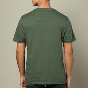 เสื้อยืดแขนสั้นสไตล์เรียบง่ายสำหรับฤดูร้อน ผ้าฝ้าย 100% ทรงหลวม ระบายอากาศได้ดี ผ้าถักด้านหน้า ป้องกันรอยยับ เหมาะสำหรับออกกำลังกาย ผู้ชาย - Product Image 4