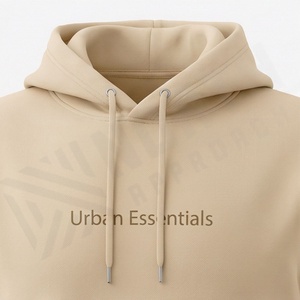 Unisex Winter Embroidered Custom Printed Casual Hoodie 100% Cotton Fleece <b>Pullover</b> Sweatshirt Quick Dry Breathable Everyday Wear - Product Image 4