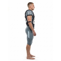 Uniforme de football américain Pro-Cut Elite pour hommes, tissu extensible quadridirectionnel en polyester et spandex, anti-bactérien, séchage rapide, vêtements d'équipe