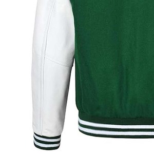 Custom Fashion Varsity <b>Jacket</b> Cotton Letterman Baseball <b>Jacket</b> Unisex Personalized Design Wool <b>Leather</b> Sleeve Breathable <b>Jackets</b> - Product Image 3