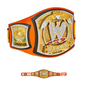 Cinturón de Campeonato Mundial de Peso Pesado de John Cena - Hebilla de Aleación, Cuero Vacuno, Personalizable - Product Image 4