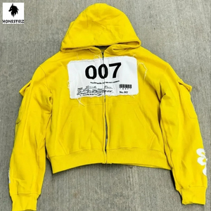 Sweat à capuche décontracté pour homme, taille XL, 100 % coton, vêtement d'hiver, respirant, séchage rapide, 430 g, personnalisable, nouvelle arrivée, vente flash - Product Image 2