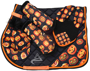 Conjuntos a juego de Halloween para equitación: sudadero y equipo de carreras de caballos con absorción de sudor - Product Image 1