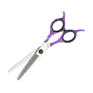 Tijeras profesionales de entresacar pelo de acero inoxidable para peluquería y barbería, tijeras de texturización para estilistas. - Product Image 3
