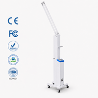 Stérilisateur UV à lumière ultraviolette 60W, lampe germicide mobile sans ozone, base métallique, pour usage domestique et professionnel