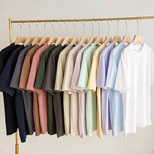 Camiseta Unisex Oversize de Algodón Peinado 100% de Hilo Doble de 240GSM, Ajuste Holgado, Precio de Fábrica de Bangladesh y China - Product Image 1