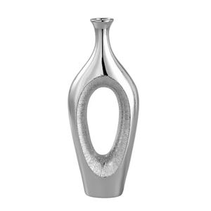 Vase à fleurs de luxe en aluminium doré, fait main, de haute qualité, centre de table décoratif en métal pour la maison, les mariages et la décoration d'hôtels - Product Image 3