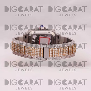 Reloj con Diamantes Cultivados en Laboratorio, el Más Demandado, para Regalo, Fiestas de Lujo y Celebraciones de Aniversario, Disponible a Buen Precio - Product Image 3