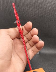 SAAQAANS ENTERPRISES SQ-0071 Rasoir pliant en métal rouge avec motif tête de cerf et mécanisme de verrouillage de sécurité - Product Image 3