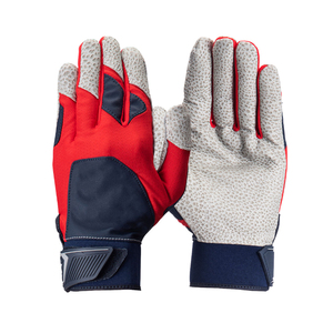 Guantes de Bateo de Béisbol Premium, Par de Guantes Transpirables de Cuero Ecológico, Duraderos, con Soporte Fuerte para la Muñeca, Agarre Antideslizante y Ligeros - Product Image 4