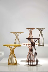 Mesa de Centro Redonda Moderna con Tapa de Mármol y Estructura Metálica, Duradera y Fácil de Limpiar, Diseño Contemporáneo para Muebles de Sala - Product Image 3