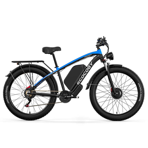 Bicicleta eléctrica rápida de doble motor EBYCCOS 26'' G7 Peak 6000W 52V 32Ah, la más vendida - Product Image 1