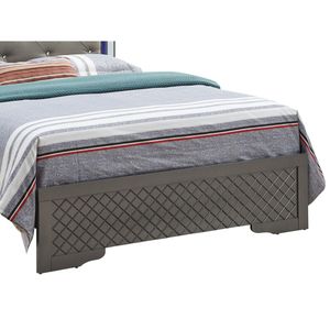 Lit Queen Verona G6702C QB3 noir métallisé, lit rembourré haut de gamme - Product Image 3