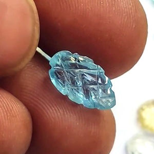 112 Piezas de Aguamarina Natural de 8mm a 17mm Talladas en Forma de Hojas, 197 Quilates, Lote Iroc Sales, Gemas Sueltas Talladas en Forma de Hoja de Alta Calidad, US$158 - Product Image 3