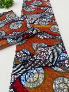 Tela Africana Estampada en Cera Multicolor de Calidad de Exportación, 100% Algodón, para Confección de Ropa, Mercado de Mozambique - Product Image 4