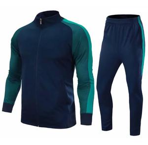 Survêtement unisexe pour adultes, personnalisé, à blocs de couleur, à capuche, manches longues, fermeture éclair, poches latérales, coupe classique, décontracté pour l'automne - Product Image 2