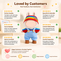 Vêtements de poupée portables, chemises, hauts, accessoires personnalisés, figurine en boîte mystère, mignons, décontractés, unisexes, haute qualité EN71