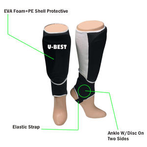 Espinilleras de Espuma EVA Blancas U-best Estilo Karate Modelo 503 para Accesorios de Ropa de Artes Marciales - Product Image 6