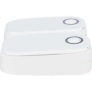 Distributore Automatico di Cibo per Animali TX2 Capacità 2x300 ml Dimensioni 27x7x24 cm Colore Grigio/Nero - Product Image 3