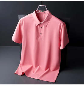 Chemises polo coupe moderne, chemises à col, adaptées au bureau, aux voyages et aux tenues décontractées - Product Image 5