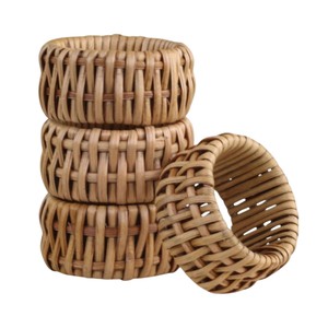 Ensemble de 4 porte-serviettes décoratifs en bois pour la décoration de table, pour la décoration de restaurants et d'hôtels, pour la décoration d'événements, pour la décoration de fêtes - Product Image 2