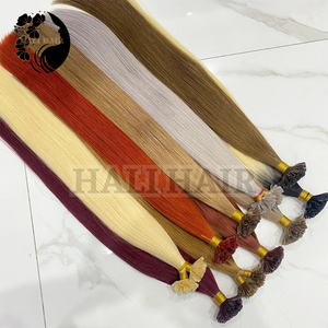 Extensiones de queratina de punta en U súper doble estirada de alta calidad, todos los colores, blanqueamiento teñido, extensiones de cabello humano vietnamita con permanente - Product Image 3