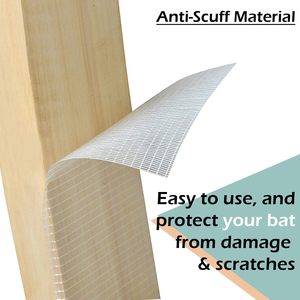 Cinta de protección para bordes de bate de críquet, fibra de vidrio, autoadhesiva, resistente a grietas, duradera, impermeable, equipo deportivo de alto rendimiento - Product Image 2