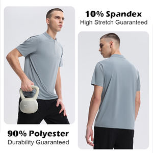 Camiseta Deportiva de Gimnasio para Hombre, Personalizada con Logotipo, de Alta Calidad, Transpirable, Ajustada, de Secado Rápido, Satinada, 300g - Product Image 2