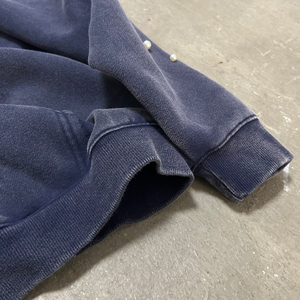 Conjunto Deportivo Personalizado para Hombre, de Alta Calidad, Fabricado en Algodón, Estilo Vintage, Lavado, con Cremallera y Perlas, Sudadera con Capucha y Pantalones Deportivos Rectos - Product Image 3