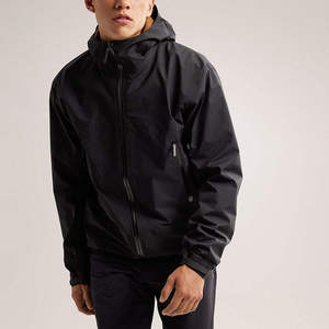 Chaqueta Cortavientos de Lona Impermeable de Invierno con Logotipo Personalizado para Hombre, Ropa de Caza con Cremallera Completa y Capucha - Product Image 3