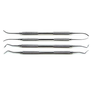 High Quality Stainless Steel Dental Mirror <b>Probe</b> Tweezer Instrument Kit 7-Piece Examination Set Reusable CE By Grip Surgical - Product Image 3