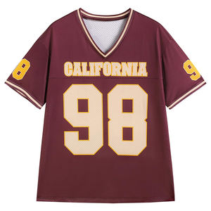 Camiseta deportiva de malla personalizada, transpirable, de secado rápido, para entrenamiento atlético, fútbol, baloncesto, gimnasio, correr, uniforme de equipo. - Product Image 4