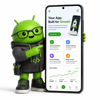 Desarrollo de Aplicaciones Móviles para Empresas Android IOS MAC con Funciones de Flujo Intuitivo, Escalable, Preparado para IA, Sistema de Producto en Stock en Línea