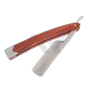 Navaja de Afeitar Recta Premium para Barbero, Afeitado Manual de Barba para Hombres, Cuchilla de Aseo Profesional para Salón, Corte de Pelo y Barba - Product Image 1