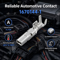 Connecteur femelle à sertir pour automobile TE Connectivity AMP MCON 1.2, plaqué étain, 18-20 AWG, référence 1670144-1