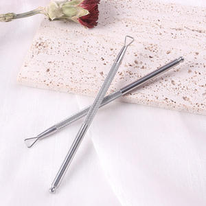 Pousse-cuticules professionnel en acier inoxydable à pointe arrondie pour le soin des ongles, usage adulte - Product Image 6