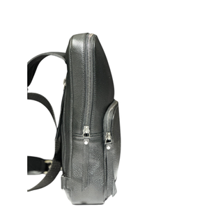 Bolso de Pecho Unisex de Cuero Genuino, Multifuncional, con Correa Ajustable, Herrajes Duraderos, Forro de Lona, Alta Calidad - Product Image 6