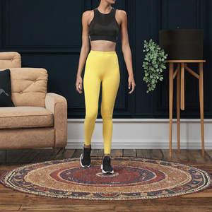 Leggings de sport décontractés taille haute pour femmes, extensibles, sans coutures, pour entraînement, yoga, gym, fitness, course à pied, antibactériens - Product Image 5