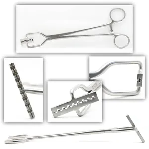 Embout de travail de 55 mm pour saisir de grandes surfaces de tissus. Système à cliquet pour la fixation automatique des mâchoires. Anneaux ergonomiques pour doigts, cordon de sac à main, fermoir - Product Image 2