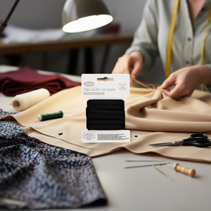 Nastro Elastico Ilan con Occhielli 15mm x 2,5m per Uso in Abbigliamento - Product Image 1