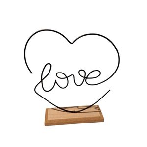 Adorno Decorativo de Madera con Acabado Metálico Decorativo para Regalo, Decoración del Hogar, Decoración de Escritorio, Decoración Festiva - Product Image 3