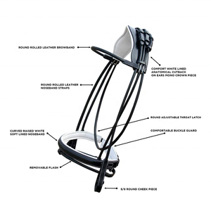 Couronne automatique automatique avec bride de cheval, blanche, matelassée, édition - Product Image 4