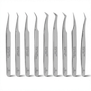 Custom Professional Eyelash Extension Tweezers Model BI Various Colors Stainless Steel Eco-Friendly Pointed Direct Manufacturer - Product Image 1